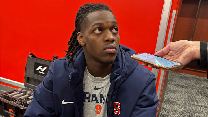 Syracuse forward William Kyle III recorded a double-double Wednesday against Mercyhurst. Syracuse forward William Kyle III recorded a double-double Wednesday against Mercyhurst.