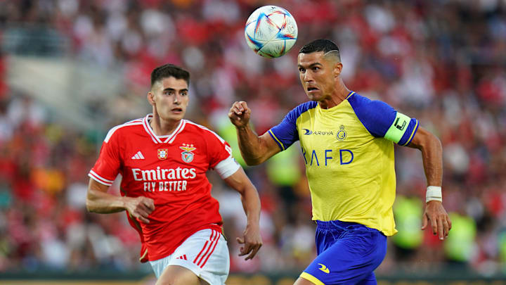 Ronaldo se midió al Benfica en amistoso