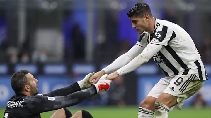 Alvaro Morata, Samir Handanovic