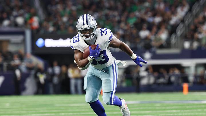 Dallas Cowboys running back Javonte Williams.