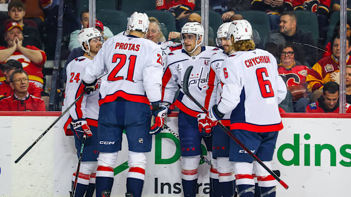 Pierre-Luc Dubois, Washington Capitals Mandatory Credit: Sergei Belski-Imagn Images