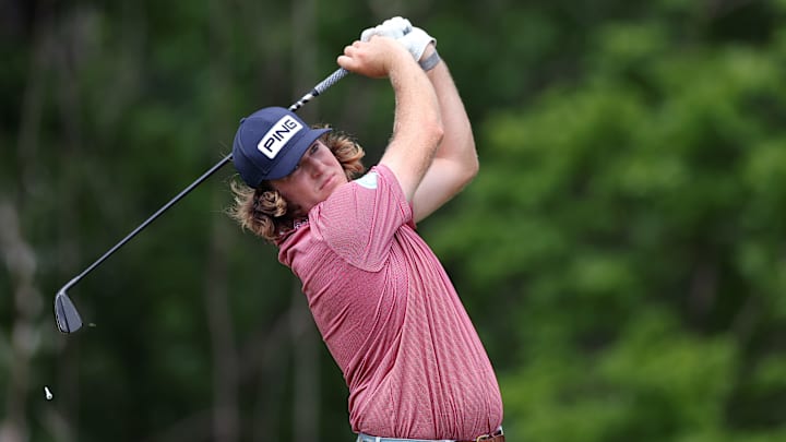 Neal Shipley during the opening round of the 2025 Charles Schwab Challenge