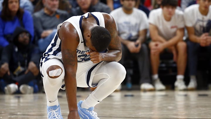 Memphis Grizzlies guard Marcus Smart (36) reacts during the second half against the Miami Heat at FedExForum. 