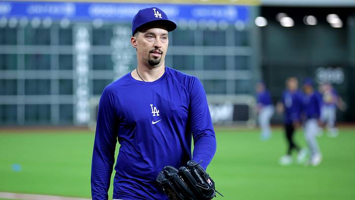 May 6, 2026; Houston, Texas, USA; Los Angeles Dodgers pitcher Blake Snell prior to the game against the Houston Astros at Daikin Park. Mandatory Credit: Erik Williams-Imagn Images
May 6, 2026; Houston, Texas, USA; Los Angeles Dodgers pitcher Blake Snell prior to the game against the Houston Astros at Daikin Park. Mandatory Credit: Erik Williams-Imagn Images