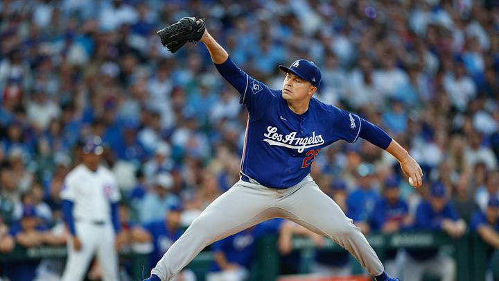 Aug 4, 2026; Chicago, Illinois, USA; Los Angeles Dodgers starting pitcher Tarik Skubal (29) delivers a pitch against the Chicago Cubs during the first inning at Wrigley Field. Mandatory Credit: Kamil Krzaczynski-Imagn Images Aug 4, 2026; Chicago, Illinois, USA; Los Angeles Dodgers starting pitcher Tarik Skubal (29) delivers a pitch against the Chicago Cubs during the first inning at Wrigley Field. Mandatory Credit: Kamil Krzaczynski-Imagn Images