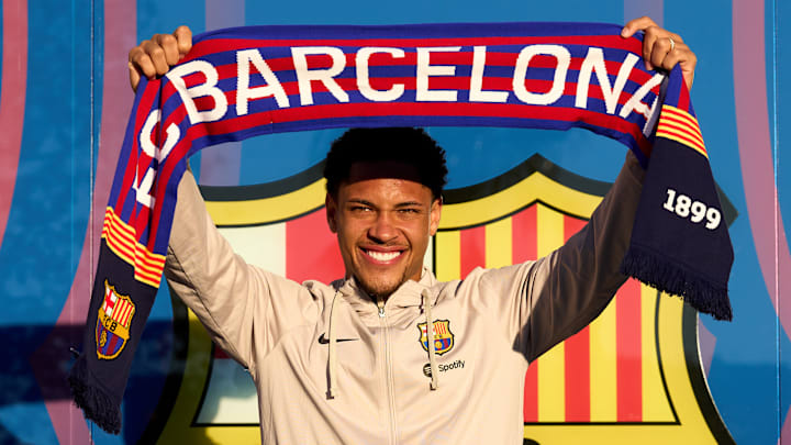 FC Barcelona Unveil New Signing Victor Roque
