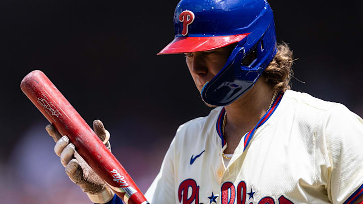 May 8, 2024; Philadelphia Phillies third baseman Alec Bohm (28)