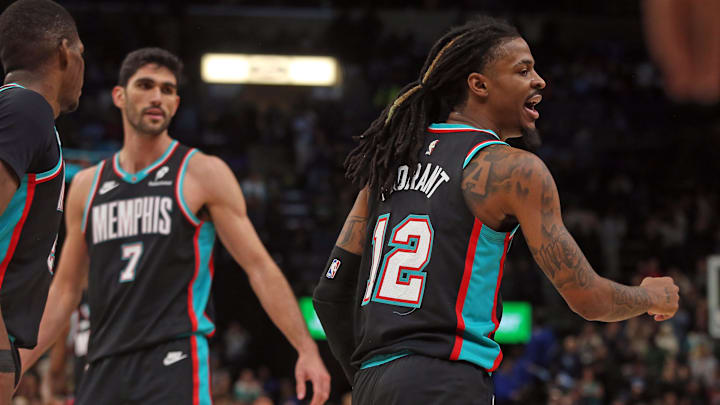 Ja Morant and the Grizzlies are home underdogs against the Suns.