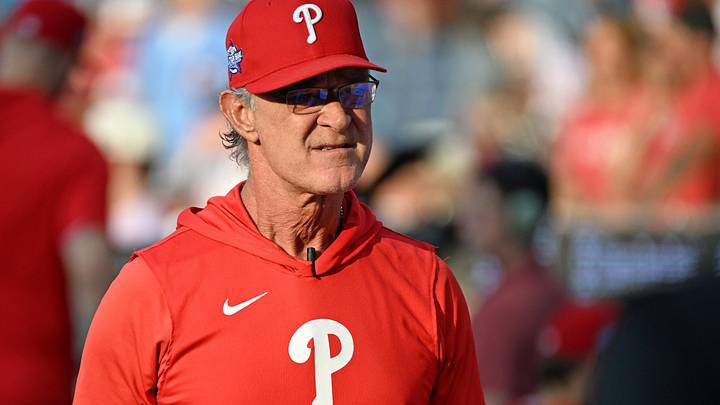 May 19, 2026; Philadelphia, Pennsylvania, USA; Philadelphia Phillies bench coach Don Mattingly (8) on the field before game against the Cincinnati Reds at Citizens Bank Park. May 19, 2026; Philadelphia, Pennsylvania, USA; Philadelphia Phillies bench coach Don Mattingly (8) on the field before game against the Cincinnati Reds at Citizens Bank Park.
