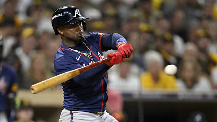 The Atlanta Braves were dominated by Padres pitching to start postseason play. Mandatory Credit: Denis Poroy-Imagn Images The Atlanta Braves were dominated by Padres pitching to start postseason play. Mandatory Credit: Denis Poroy-Imagn Images