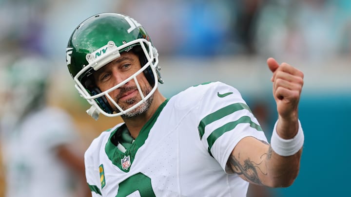Aaron Rodgers of the New York Jets