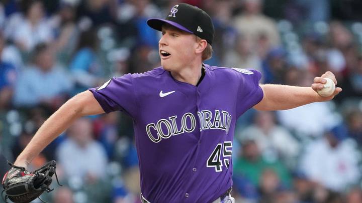 Colorado Rockies pitcher Sean Sullivan Colorado Rockies pitcher Sean Sullivan