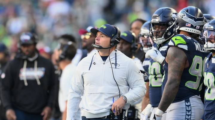 Oct 11, 2026; Seattle, Washington, USA; Seattle Seahawks head coach Mike Macdonald watches game play from the sideline during the second half against the San Francisco 49ers at Lumen Field. Mandatory Credit: Steven Bisig-Imagn Images Oct 11, 2026; Seattle, Washington, USA; Seattle Seahawks head coach Mike Macdonald watches game play from the sideline during the second half against the San Francisco 49ers at Lumen Field. Mandatory Credit: Steven Bisig-Imagn Images