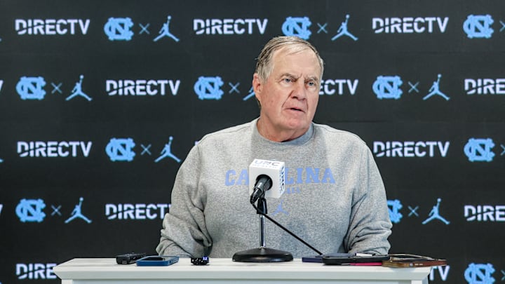 North Carolina head coach Bill Belichick
