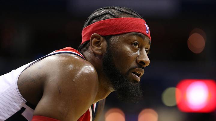 Oct 18, 2018; Washington, DC, USA; Washington Wizards guard John Wall (2) stands on the court against the Miami Heat in the second half at Capital One Arena. Mandatory Credit: Geoff Burke-Imagn Images