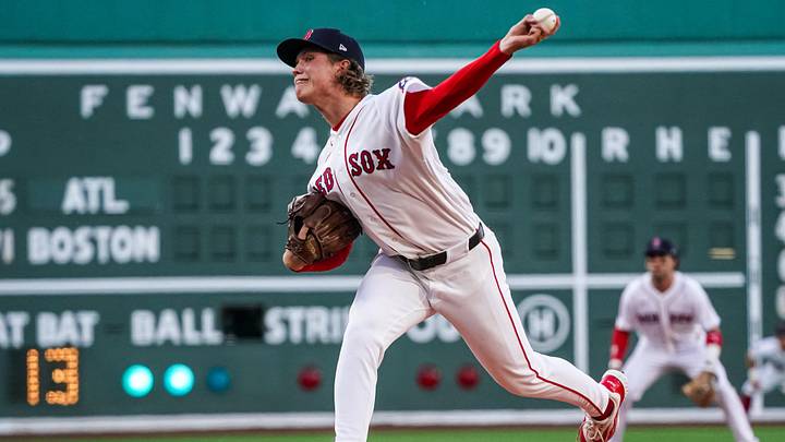 May 27, 2026; Boston, Massachusetts, USA; Boston Red Sox pitcher Connelly Early (71) throws a pitch against the Atlanta Braves in the first inning at Fenway Park. Mandatory Credit: David Butler II-Imagn Images May 27, 2026; Boston, Massachusetts, USA; Boston Red Sox pitcher Connelly Early (71) throws a pitch against the Atlanta Braves in the first inning at Fenway Park. Mandatory Credit: David Butler II-Imagn Images