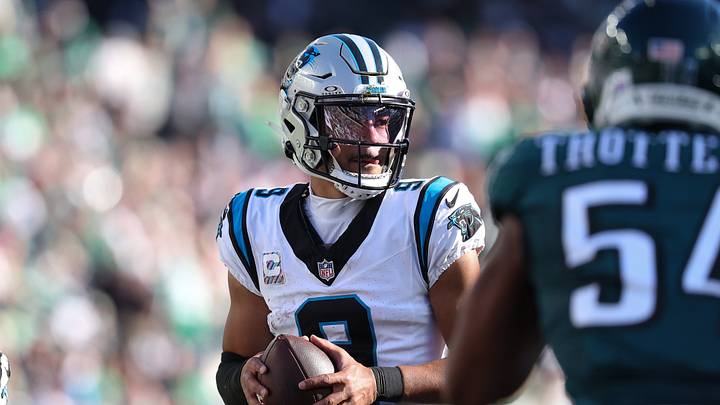 Oct 18, 2026; Philadelphia, Pennsylvania, USA; Carolina Panthers quarterback Bryce Young (9) plays against the Philadelphia Eagles at Lincoln Financial Field. Mandatory Credit: Bill Streicher-Imagn Images Oct 18, 2026; Philadelphia, Pennsylvania, USA; Carolina Panthers quarterback Bryce Young (9) plays against the Philadelphia Eagles at Lincoln Financial Field. Mandatory Credit: Bill Streicher-Imagn Images