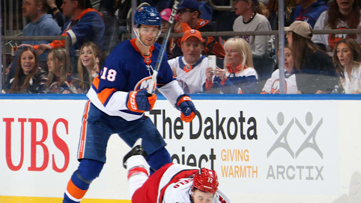 New York Islanders winger Pierre Engvall has an opportunity to become one of the NHL's best defensive forwards this upcoming season.
