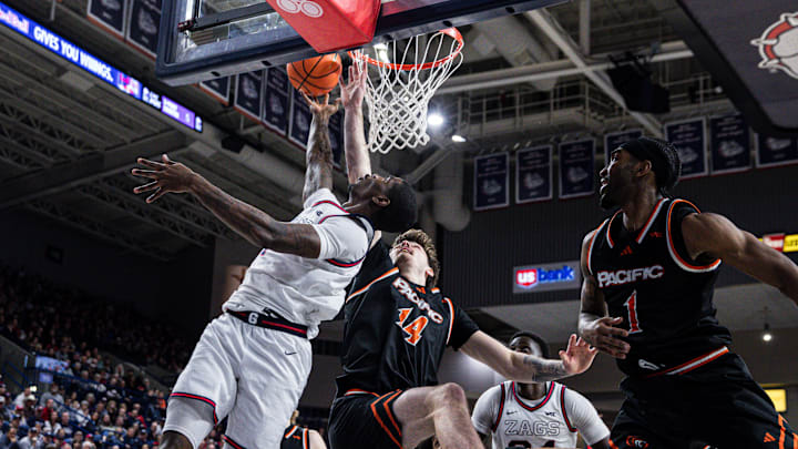 Gonzaga Bulldogs forward Tyon Grant-Foster.