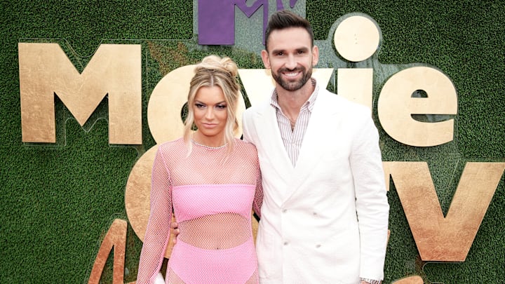 Lindsay Hubbard and Carl Radke at the 2022 MTV Movie & TV Awards: UNSCRIPTED – Red Carpet