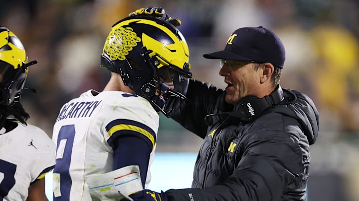 Jim Harbaugh, J.J. McCarthy, Michigan Wolverines