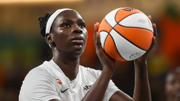 Jul 11, 2026; College Park, Georgia, USA; Atlanta Dream center Madina Okot (11) shoots a free throw against the Portland Fire in the first quarter at Gateway Center Arena at College Park. Mandatory Credit: Brett Davis-Imagn Images Jul 11, 2026; College Park, Georgia, USA; Atlanta Dream center Madina Okot (11) shoots a free throw against the Portland Fire in the first quarter at Gateway Center Arena at College Park. Mandatory Credit: Brett Davis-Imagn Images