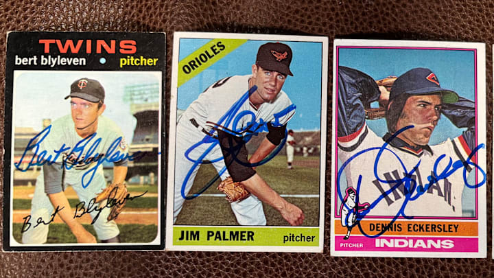 Baseball Hall of Fame Rookie Cards Autographed