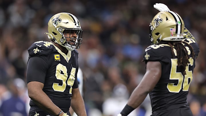 Demario Davis, Cameron Jordan, New Orleans Saints