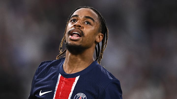 Bradley Barcola, courtisé par de nombreuses grosses écuries européennes. 