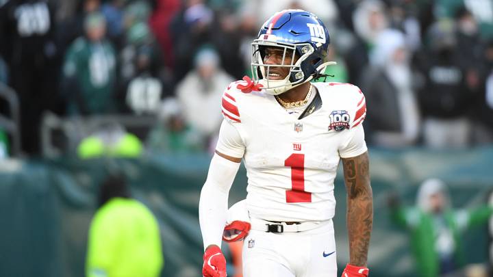 New York Giants wide receiver Malik Nabers. New York Giants wide receiver Malik Nabers.