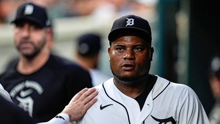 Detroit Tigers pitcher Framber Valdez (59). Detroit Tigers pitcher Framber Valdez (59).