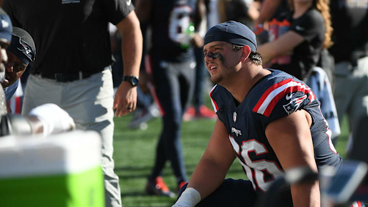 New England Patriots offensive tackle Will Campbell 