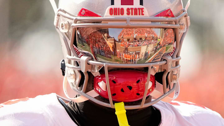 Ohio State Buckeyes defensive back Caleb Downs (2) takes the field for the NCAA football game against the Illinois Fighting Illini at Gies Memorial Stadium in Champaign on Oct. 11, 2025. Ohio State Buckeyes defensive back Caleb Downs (2) takes the field for the NCAA football game against the Illinois Fighting Illini at Gies Memorial Stadium in Champaign on Oct. 11, 2025.