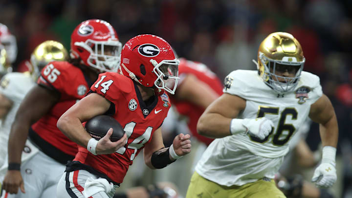 91st Allstate Sugar Bowl  - Notre Dame v Georgia