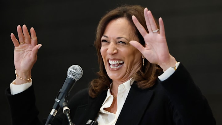 Former Vice President Kamala Harris Attends The State Of The People Power Tour In Los Angeles