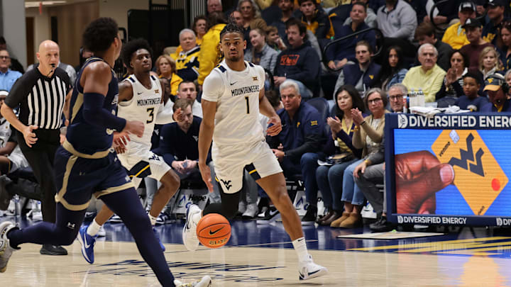 West Virginia University guard Jasper Floyd