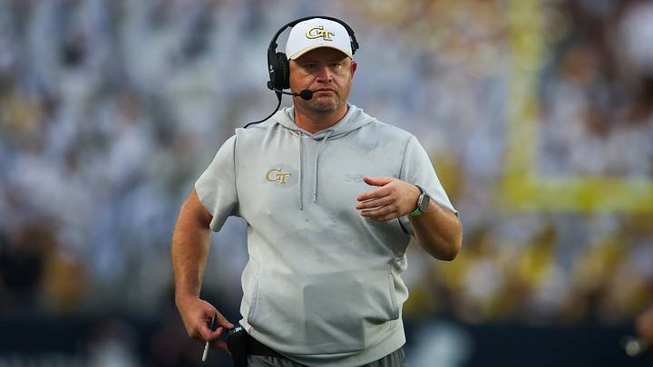 Sep 12, 2026; Atlanta, Georgia, USA; Georgia Tech Yellow Jackets head coach Brent Key on the sideline against the Tennessee Volunteers in the first quarter at Bobby Dodd Stadium at Hyundai Field. Mandatory Credit: Brett Davis-Imagn Images Sep 12, 2026; Atlanta, Georgia, USA; Georgia Tech Yellow Jackets head coach Brent Key on the sideline against the Tennessee Volunteers in the first quarter at Bobby Dodd Stadium at Hyundai Field. Mandatory Credit: Brett Davis-Imagn Images