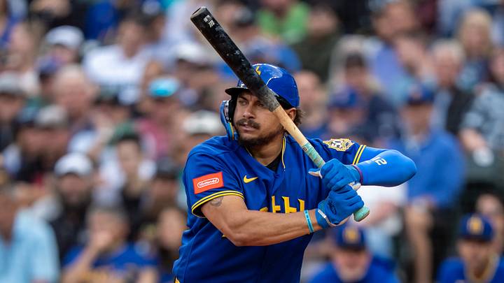 Josh Naylor and the Mariners are road underdogs in Milwaukee.
