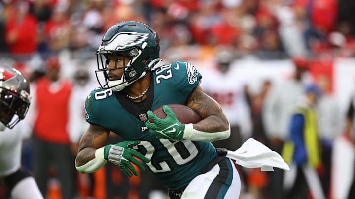 Philadelphia Eagles running back Miles Sanders.