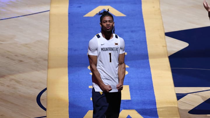 West Virginia University guard Jasper Floyd