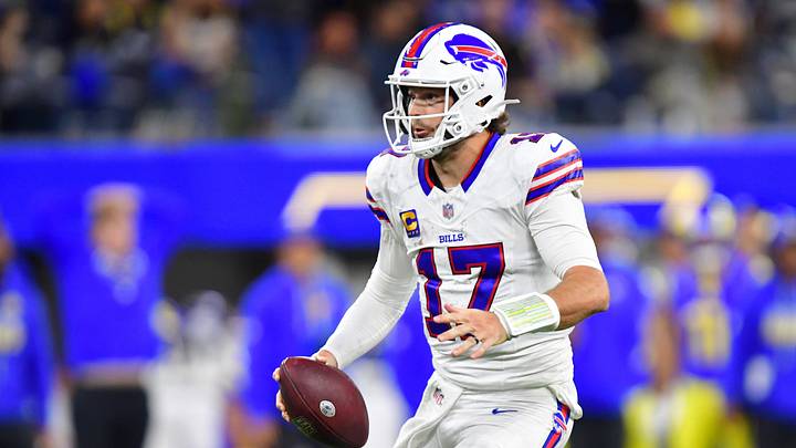 The Buffalo Bills and quarterback Josh Allen are favored in Week 6. The Buffalo Bills and quarterback Josh Allen are favored in Week 6.
