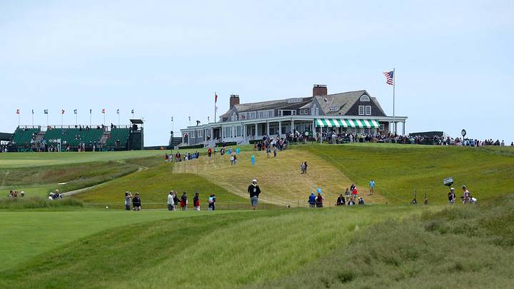 The famed clubhouse at Shinnecock Hills Golf Club, where Nettie Hoyt was a founding member. 