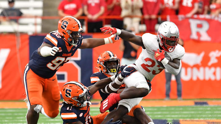 Four-star running back Antwan Raymond, who planned to officially visit Syracuse football in June, has committed to Rutgers.