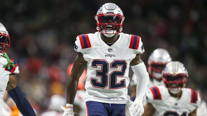 McCourty wore No. 32 for the entirety of his career in New England.