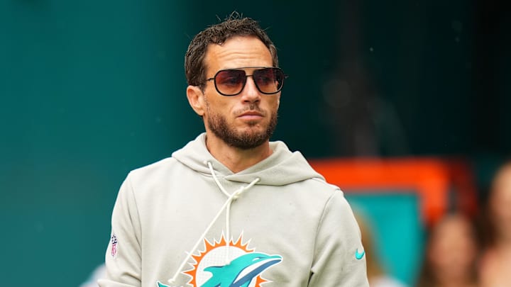 Former Dolphins head coach Mike McDaniel is interviewing for the Titans head coaching job. Former Dolphins head coach Mike McDaniel is interviewing for the Titans head coaching job.