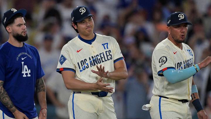 Sep 5, 2026; Los Angeles, California, USA; Los Angeles Dodgers pitcher Shohei Ohtani (17) after their win against the Washington Nationals at Dodger Stadium. Mandatory Credit: Jayne Kamin-Oncea-Imagn Images Sep 5, 2026; Los Angeles, California, USA; Los Angeles Dodgers pitcher Shohei Ohtani (17) after their win against the Washington Nationals at Dodger Stadium. Mandatory Credit: Jayne Kamin-Oncea-Imagn Images