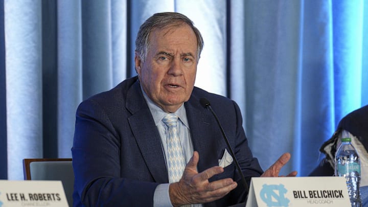 North Carolina Tar Heels new head coach Bill Belichick 