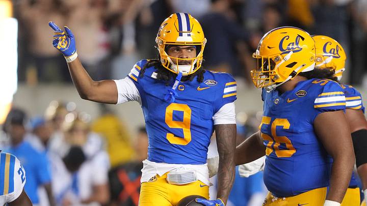 Cal wide receiver Ian Strong (9) Cal wide receiver Ian Strong (9)