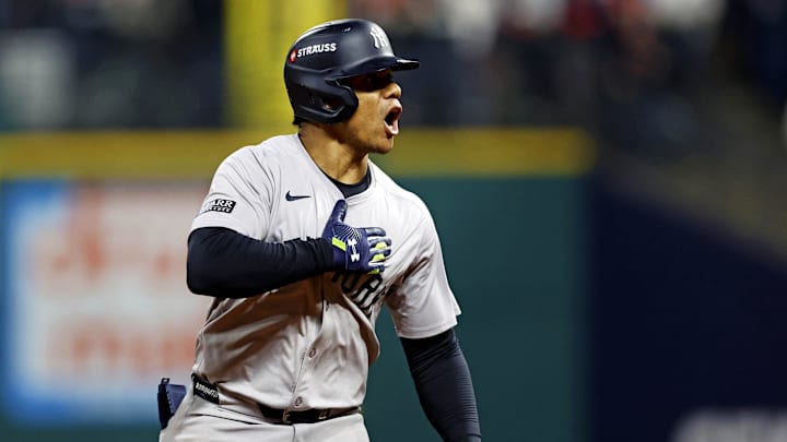 New York Yankees outfielder Juan Soto.