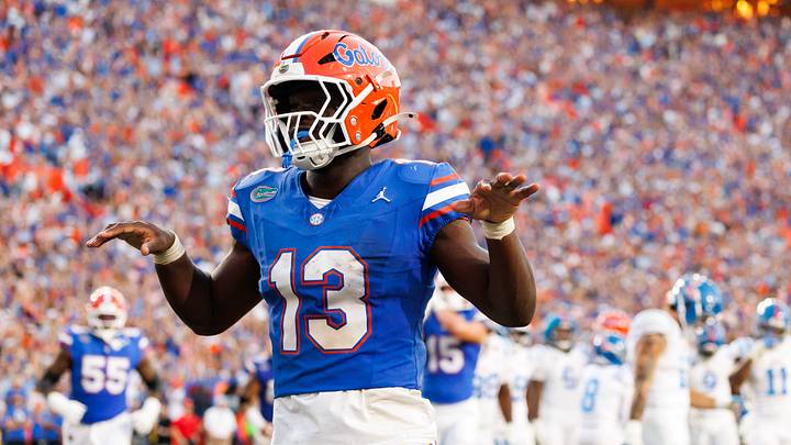 The Florida Gators and running back Jadan Baugh are favored in Week 6. 